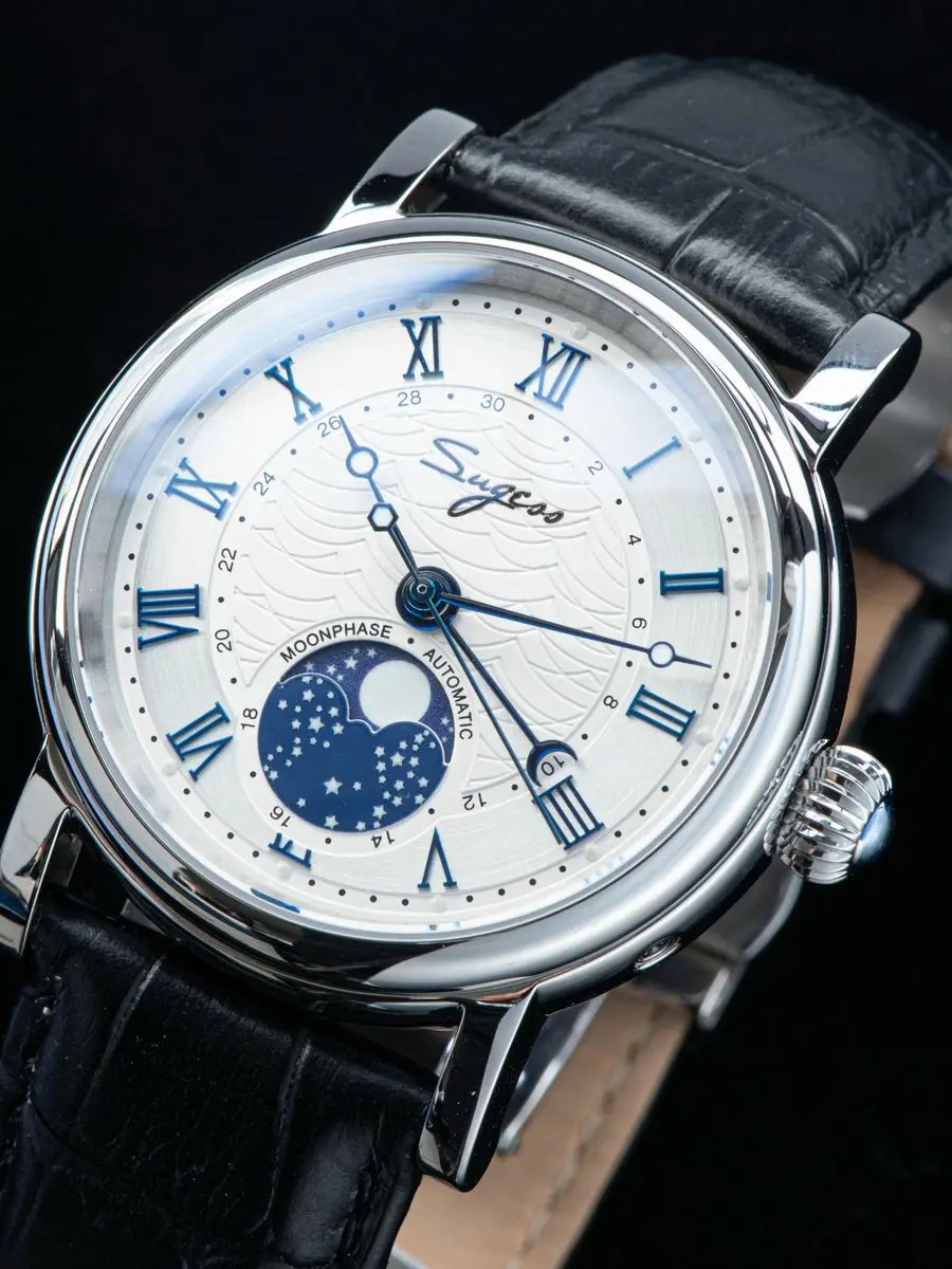 Sugess Moonphase Seagull ST2108 Watch
