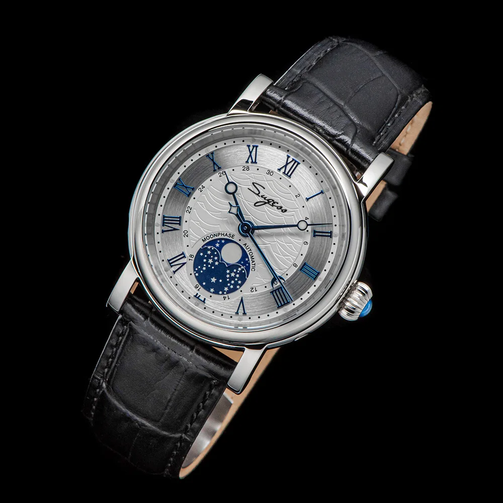 Sugess Moonphase Seagull ST2108 Watch