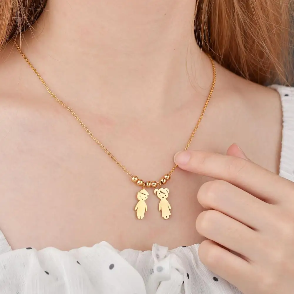 Custom Boy Girl Kids Name Necklace