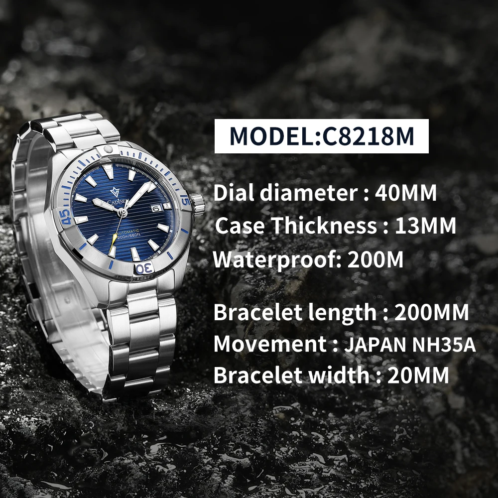 CADISEN C8218 200M Watch