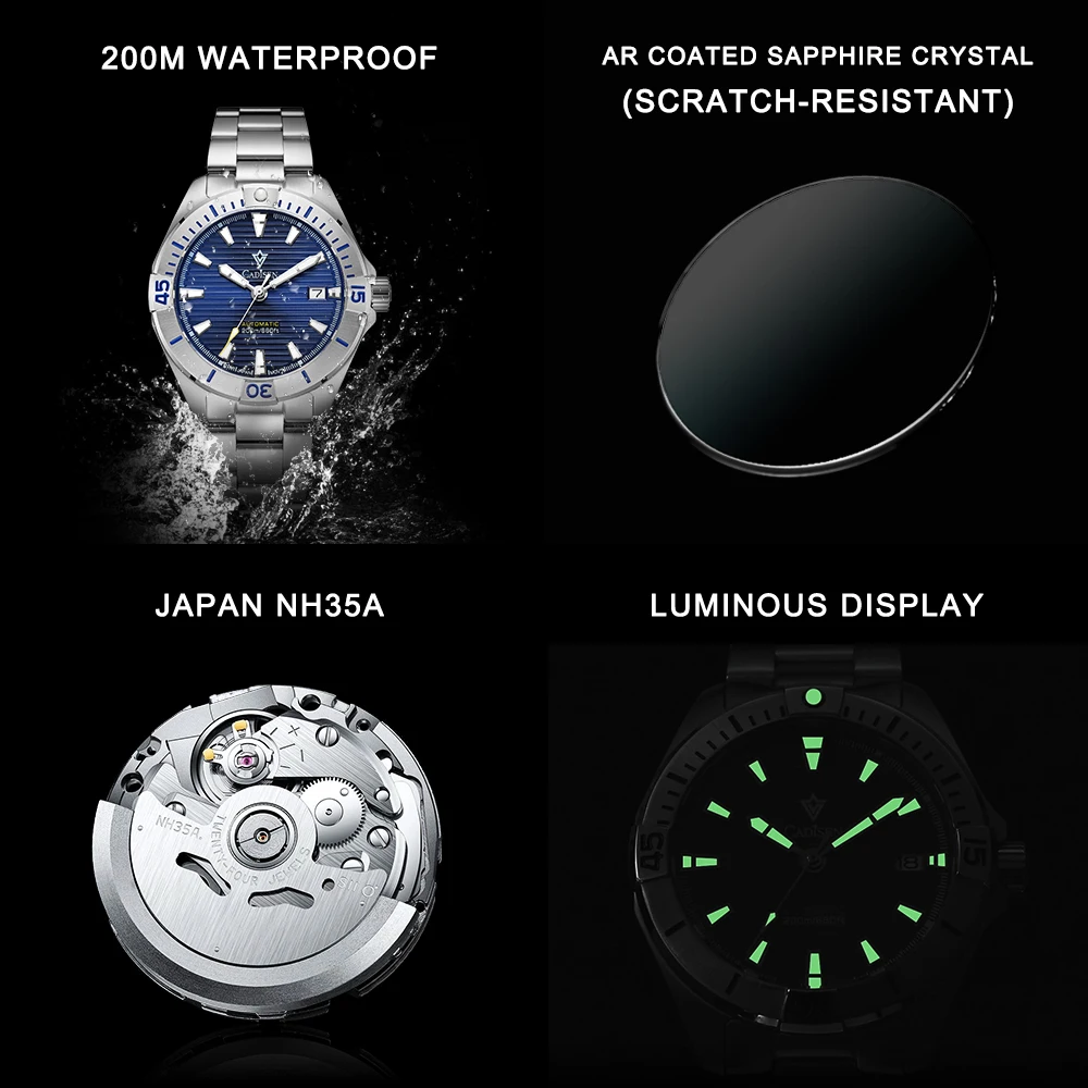 CADISEN C8218 200M Watch