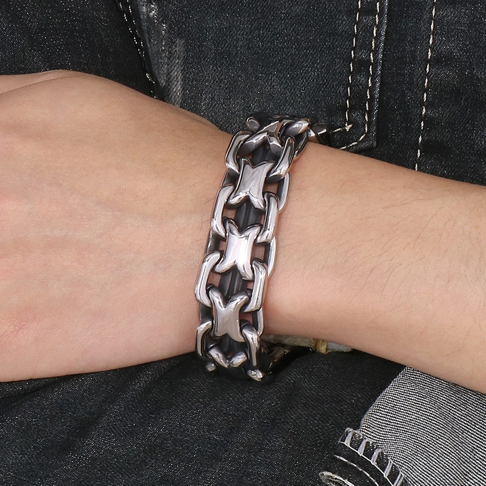Chunky 23CM Chain Bracelet for Men