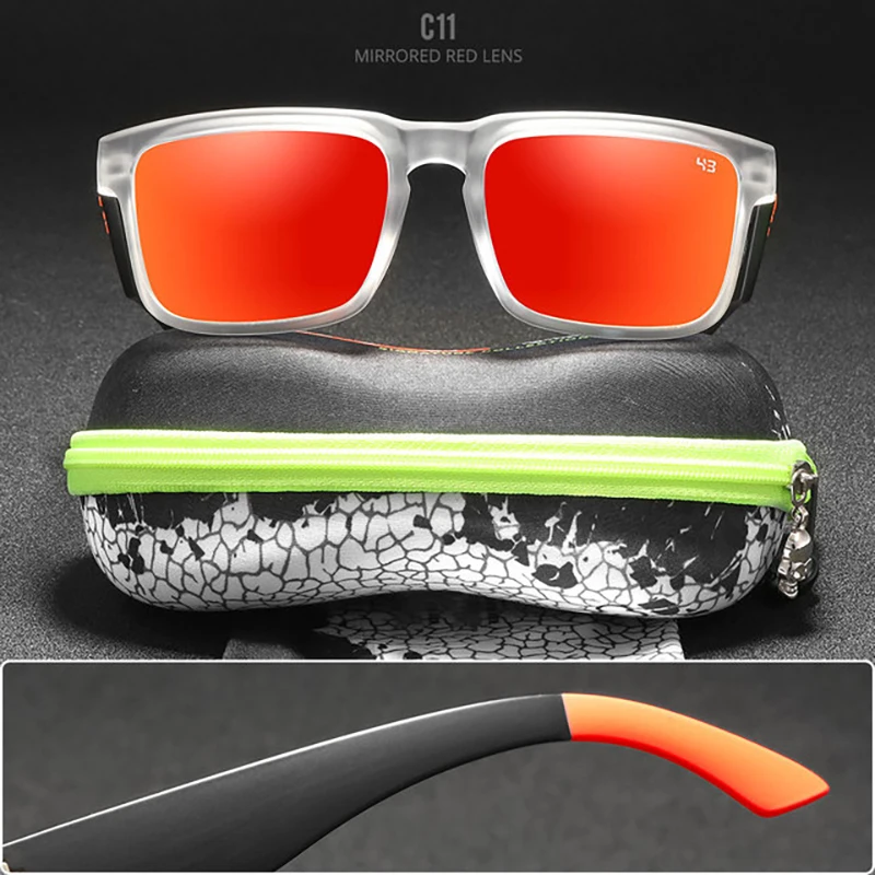 Classic Square HELM Polarized Sunglasses