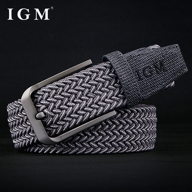 Military-Inspired Elastic Belt for Men