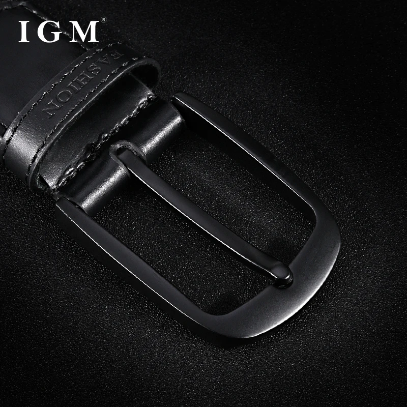 Black Elastic Woven Belt for Men