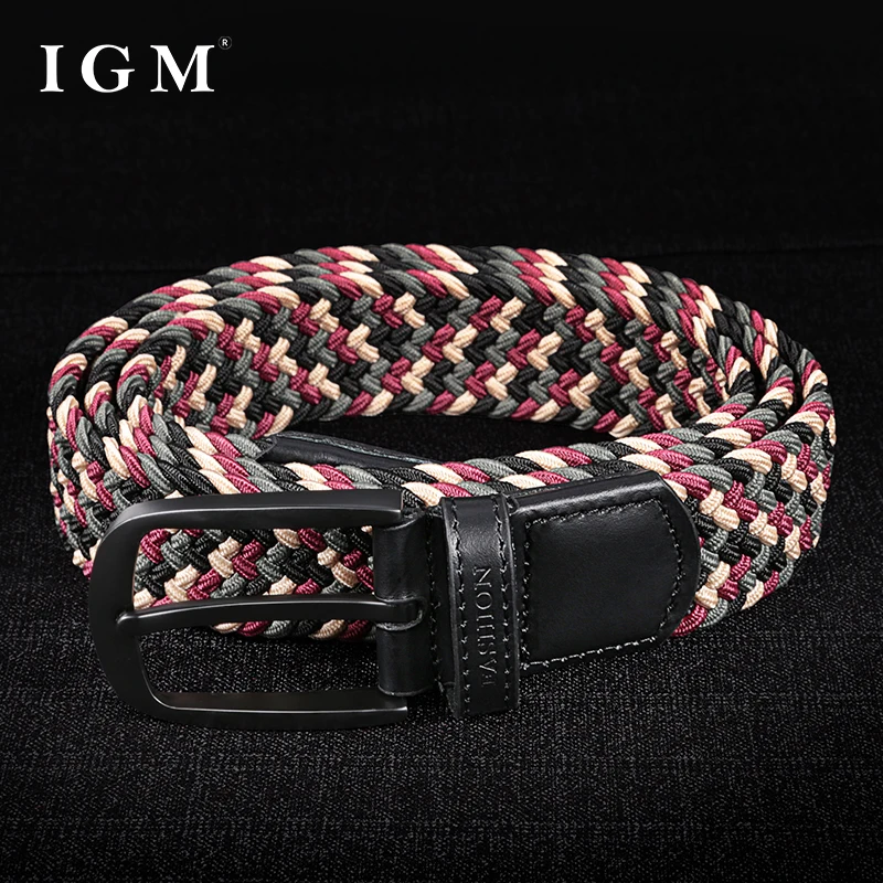 Men's Braided Canvas Belt