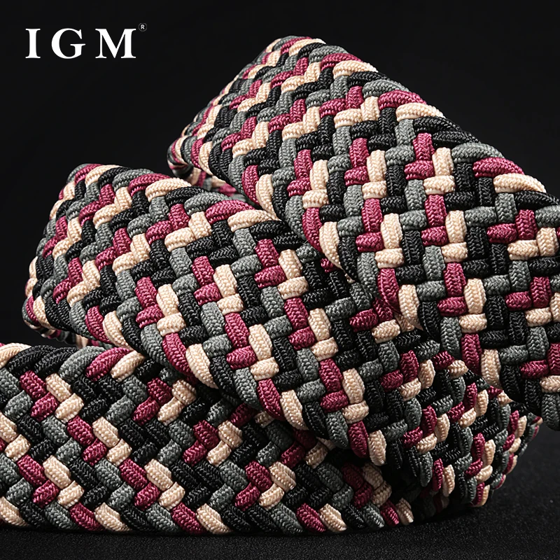 Men's Braided Canvas Belt