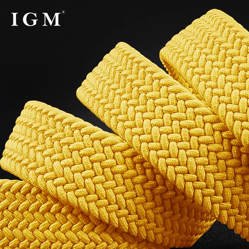 Yellow Stretch Belt for Men and Women