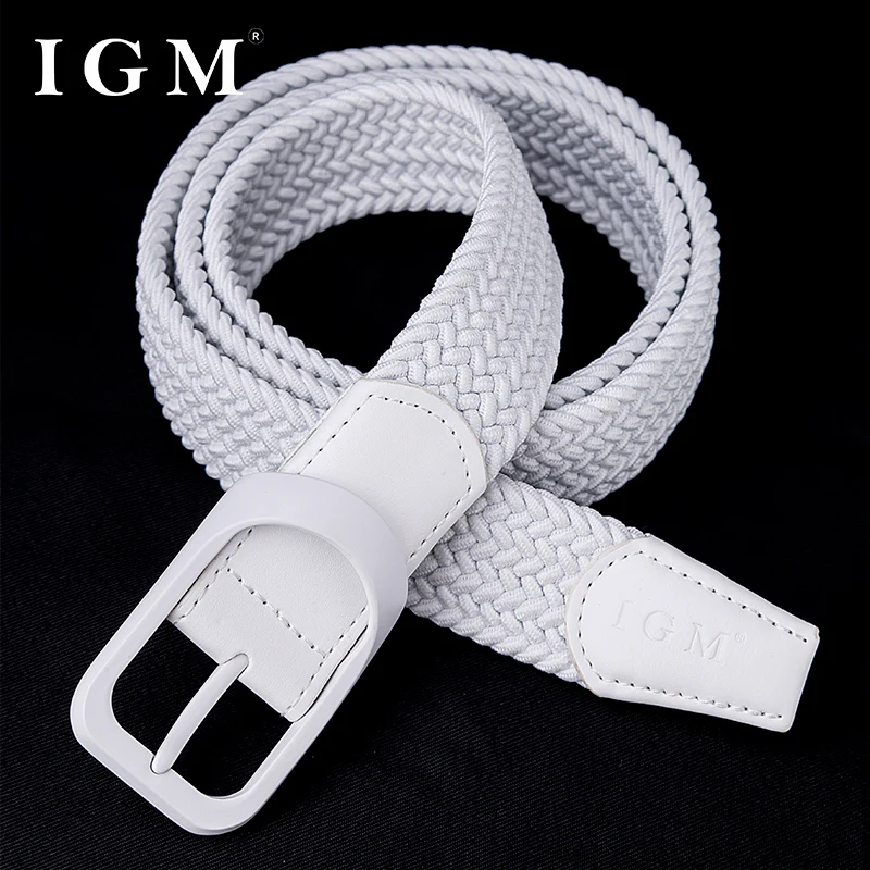 White Braided Belt for Men and Women