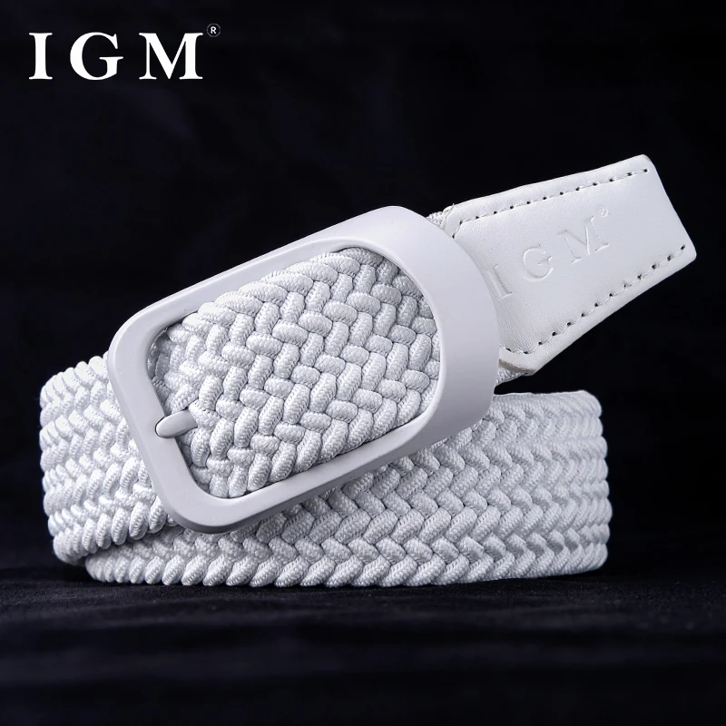 White Braided Belt for Men and Women