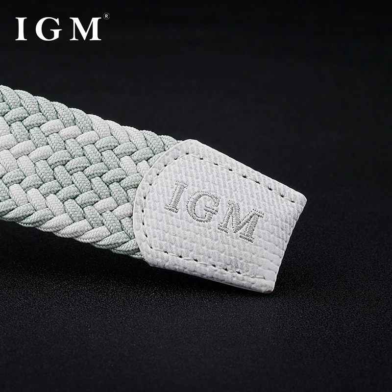 New Woven Braided Elastic Unisex Belt
