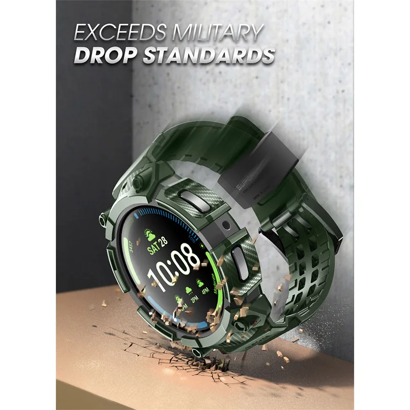 Rugged Case and Strap Bands for Galaxy Watch 5