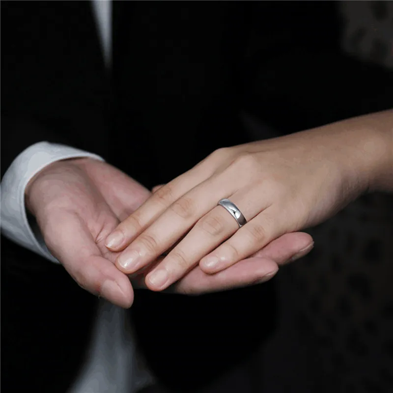 2/4/6/8mm Tungsten Carbide Wedding Band Ring