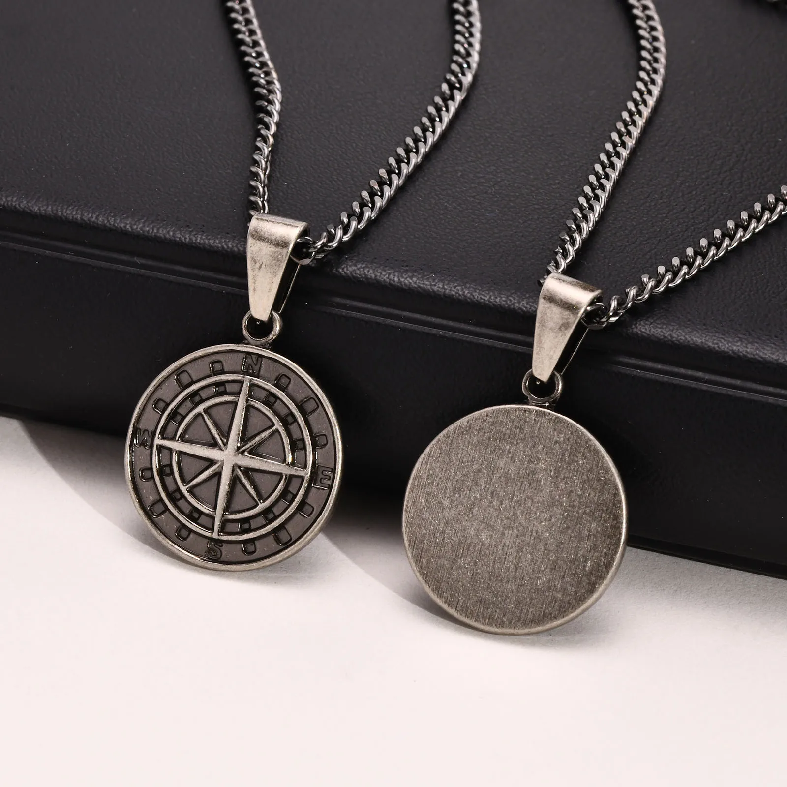 Compass Necklace for Men