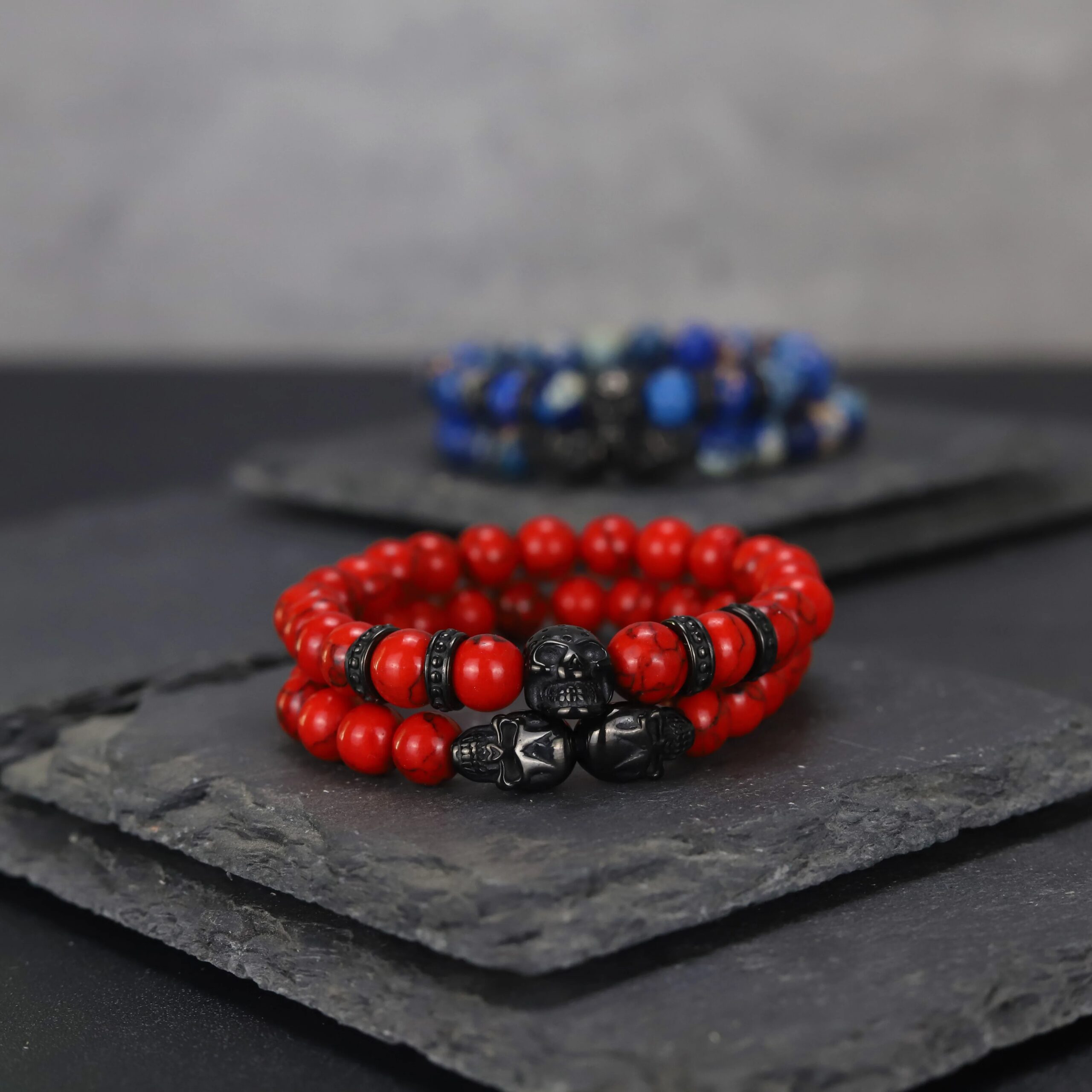 Skeleton HD Stones Bracelet Natural Stone beads