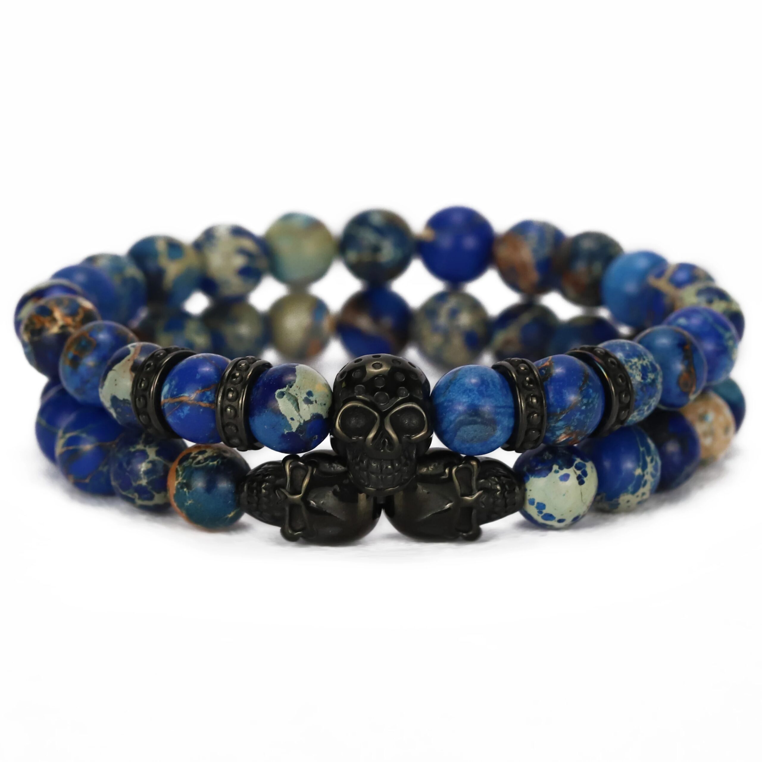 Skeleton HD Stones Bracelet Natural Stone beads