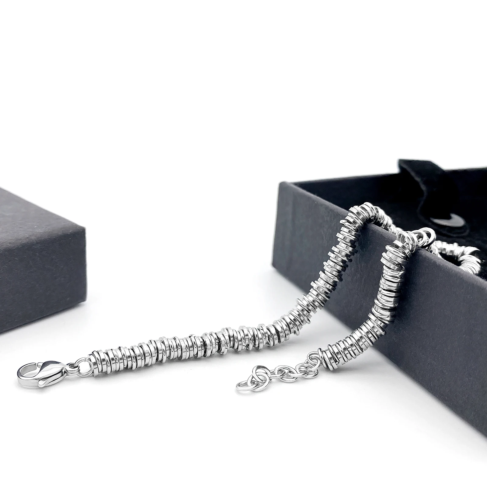 Men's Stainless Steel Link Chain Bracelet