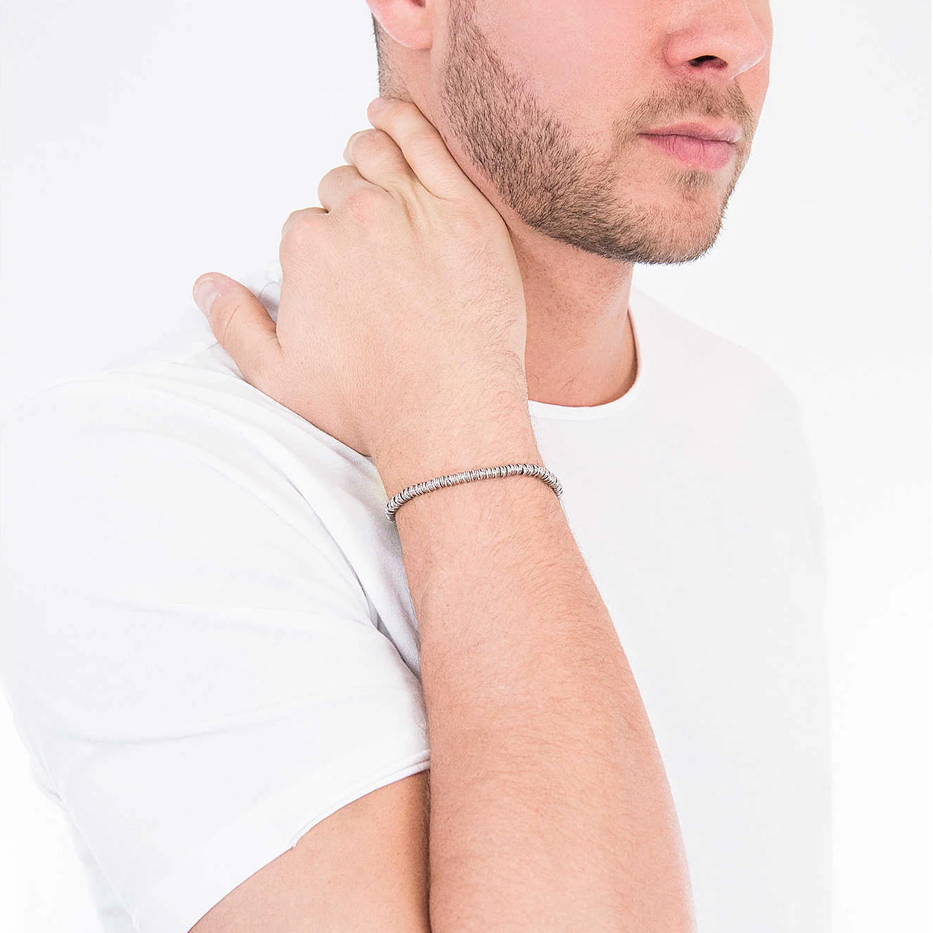 Men's Stainless Steel Link Chain Bracelet