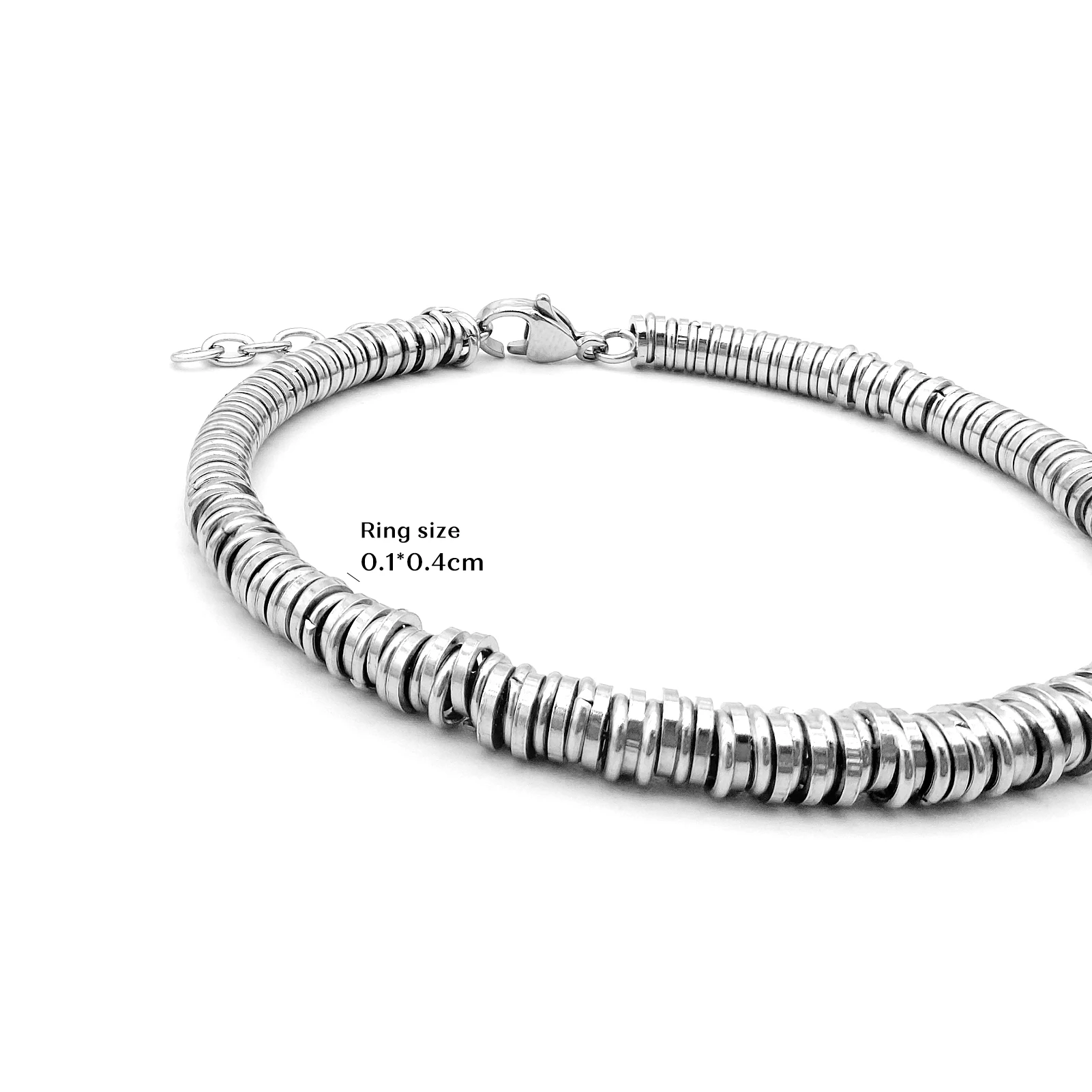 Men's Stainless Steel Link Chain Bracelet