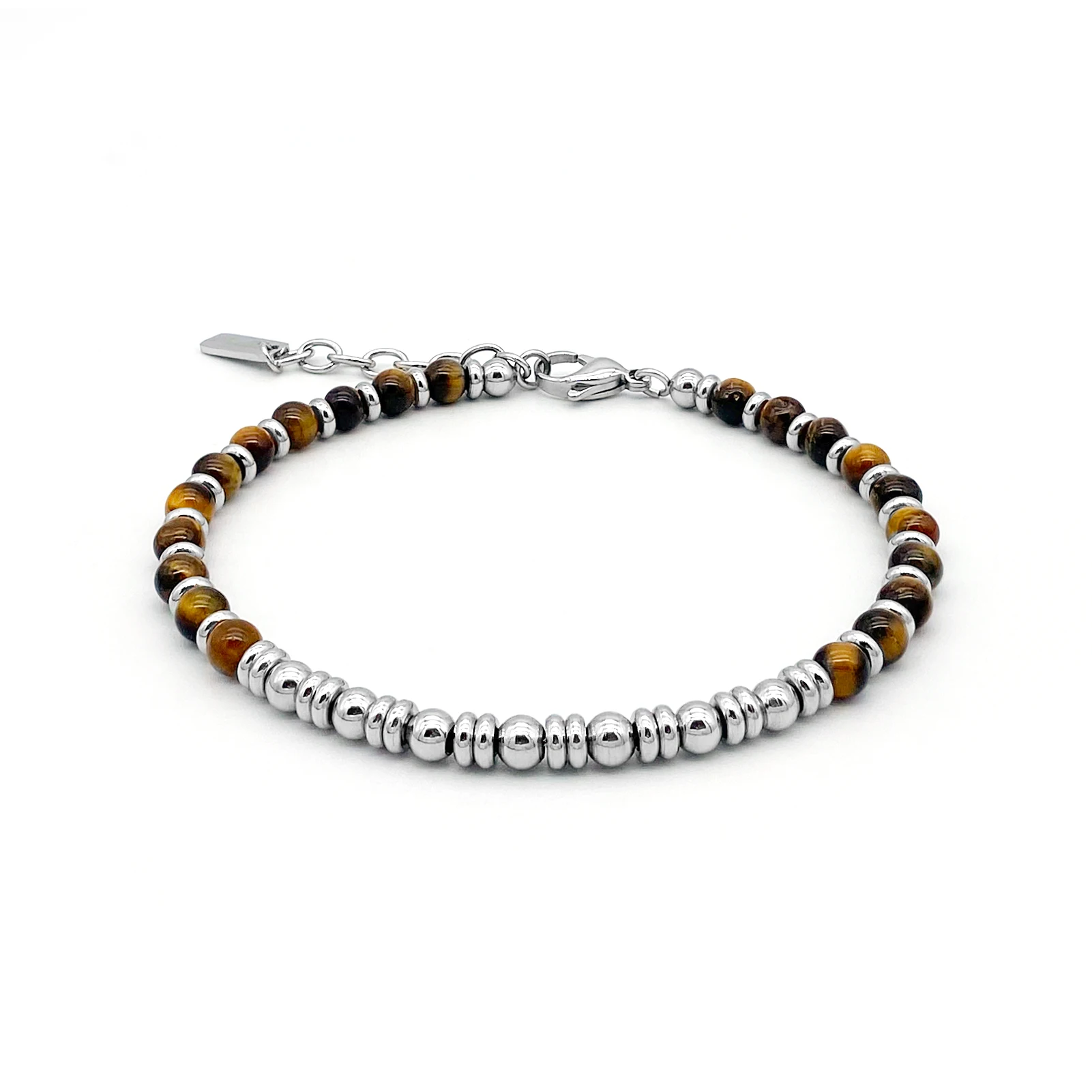 Black Natural Stone Beaded Bracelet