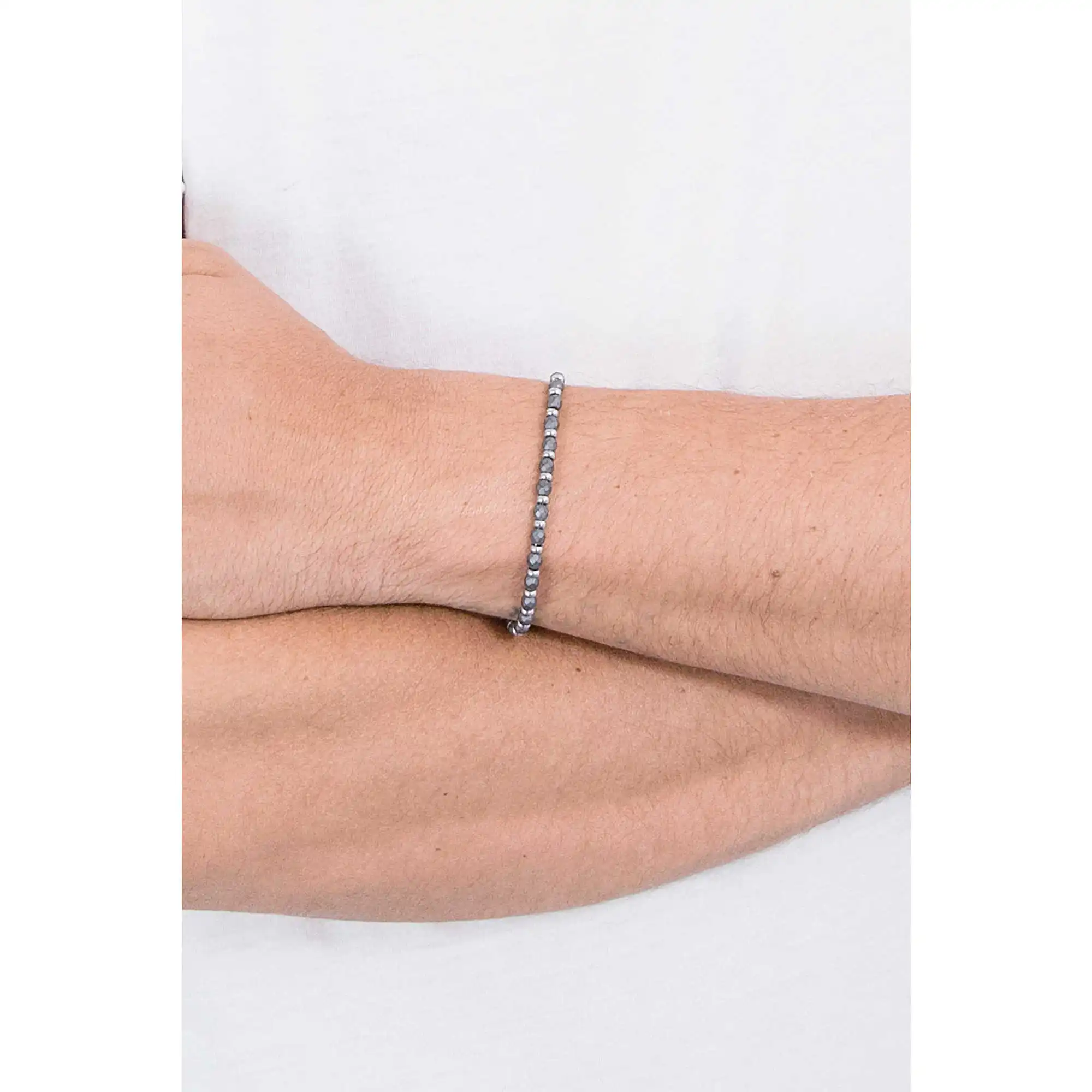 Men’s Beaded Hematite Bracelet