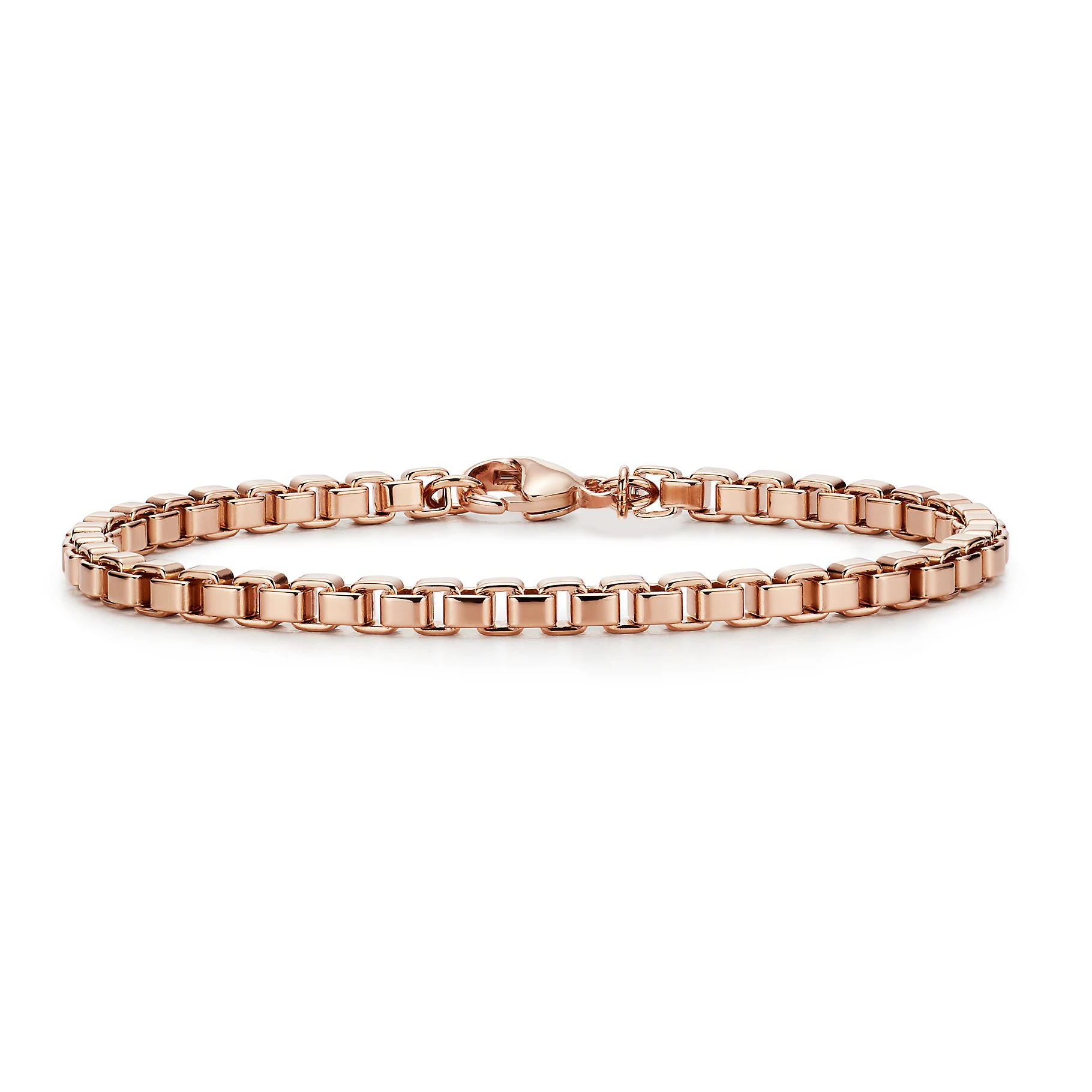 Mens 24K Gold Plated Venetian Link Bracelet