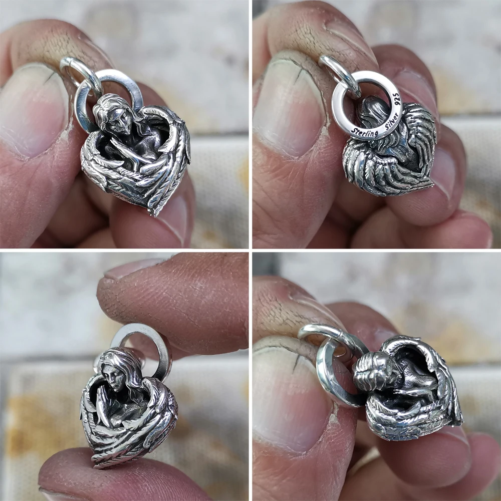 925 Sterling Silver Angel Pendant