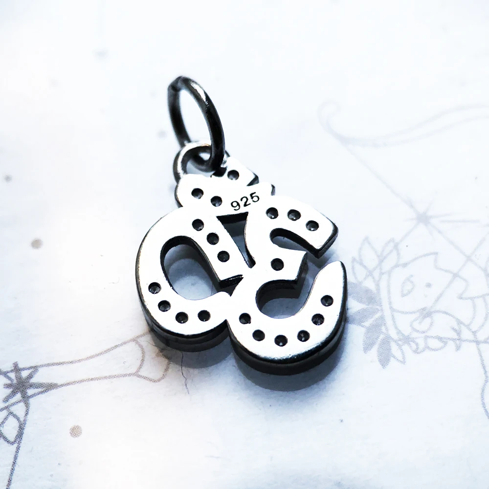 Yoga OM Mani Padme Hum Vintage Pendant