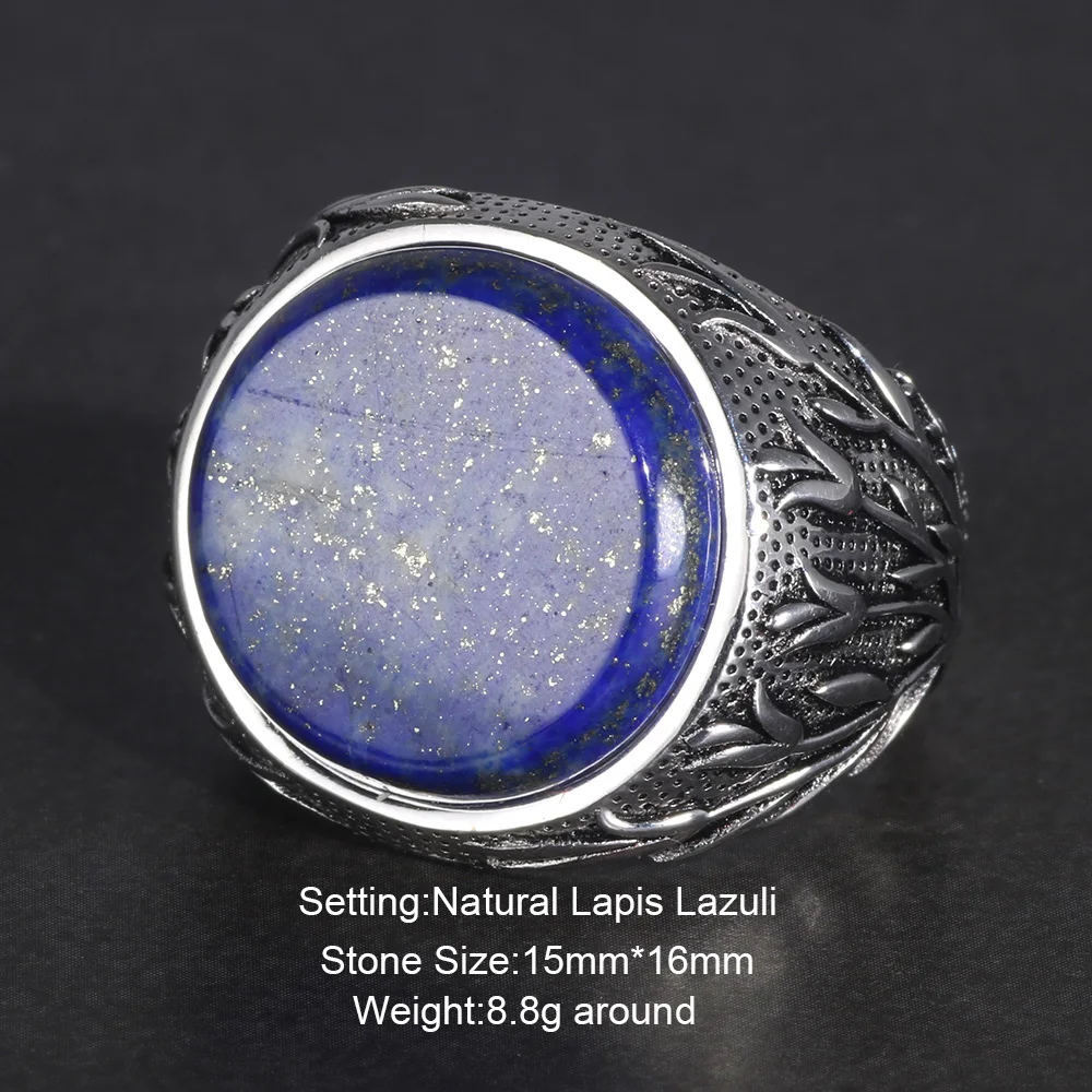 925 Sterling Silver Lapis Lazuli Ring