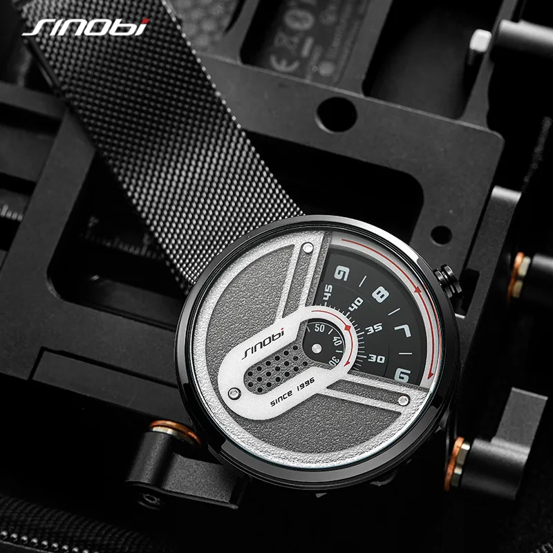 Sinobi Rotating Dial Unique Watch