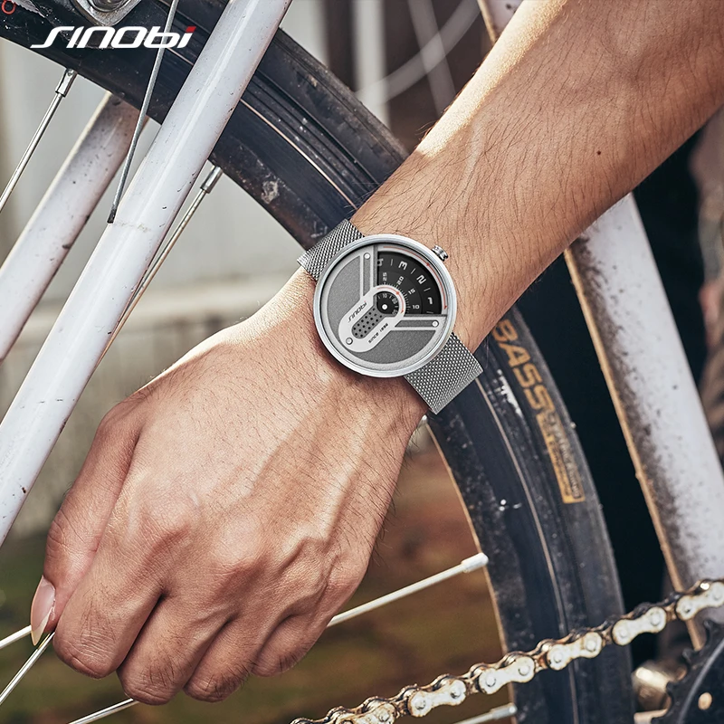 Sinobi Rotating Dial Unique Watch