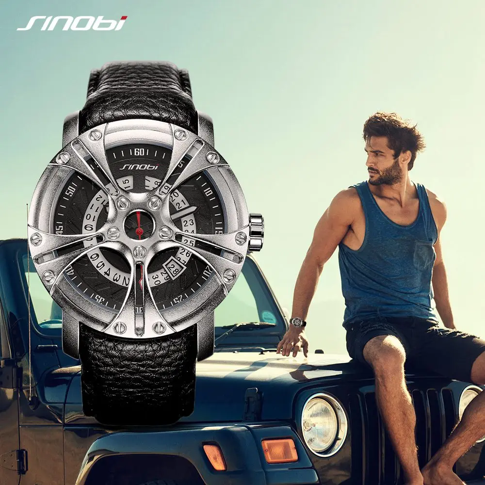 Car Wheel Rim Hub Design Watch