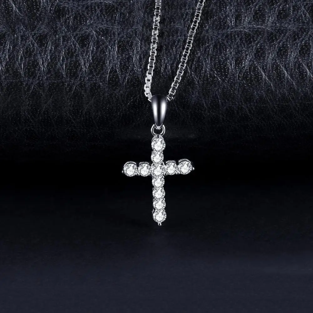 Gold Plated Cubic Zirconia Cross Pendant