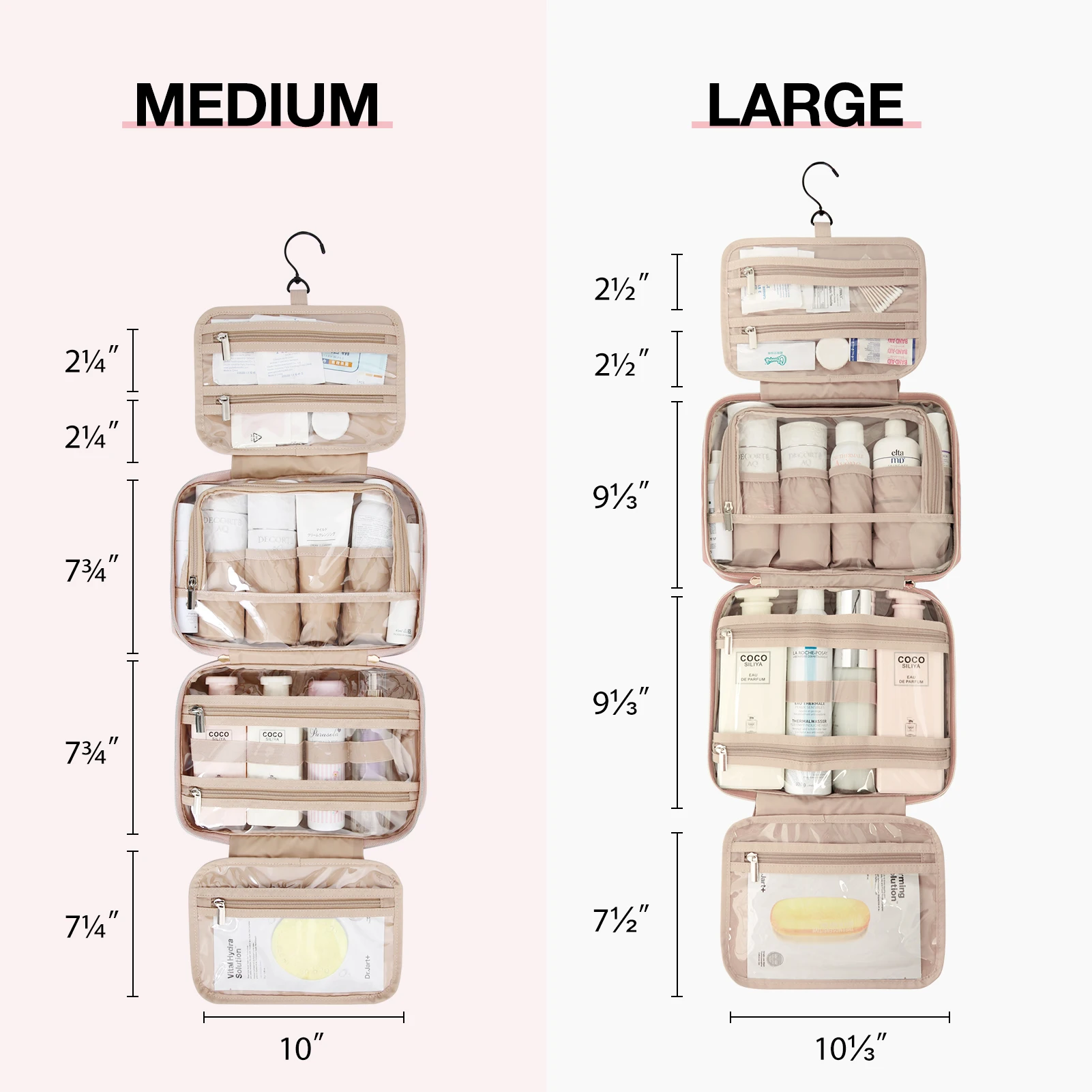 Cosmetic Bag for Women Travel Organizer