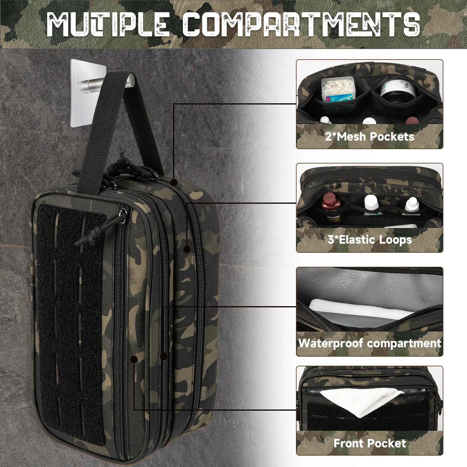 Tactical Toiletry Bag For Men