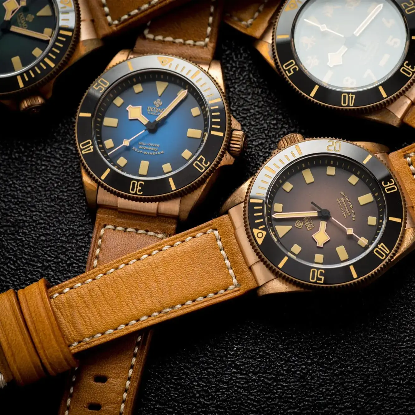 IXDAO 2023 JD-X02T Men's Bronze Watch