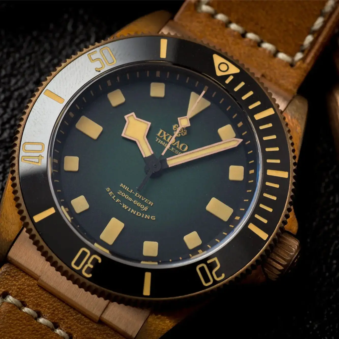 IXDAO 2023 JD-X02T Men's Bronze Watch