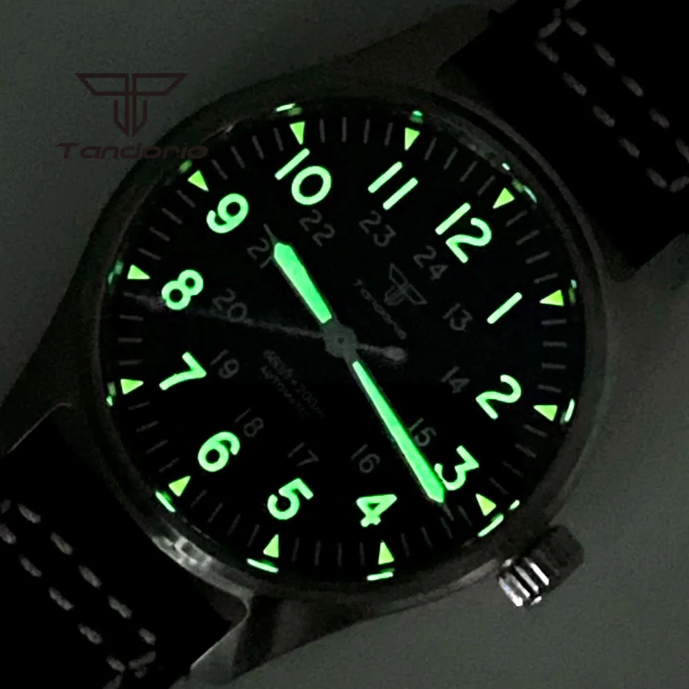 Tandorio 39mm Pilot Men's Watch
