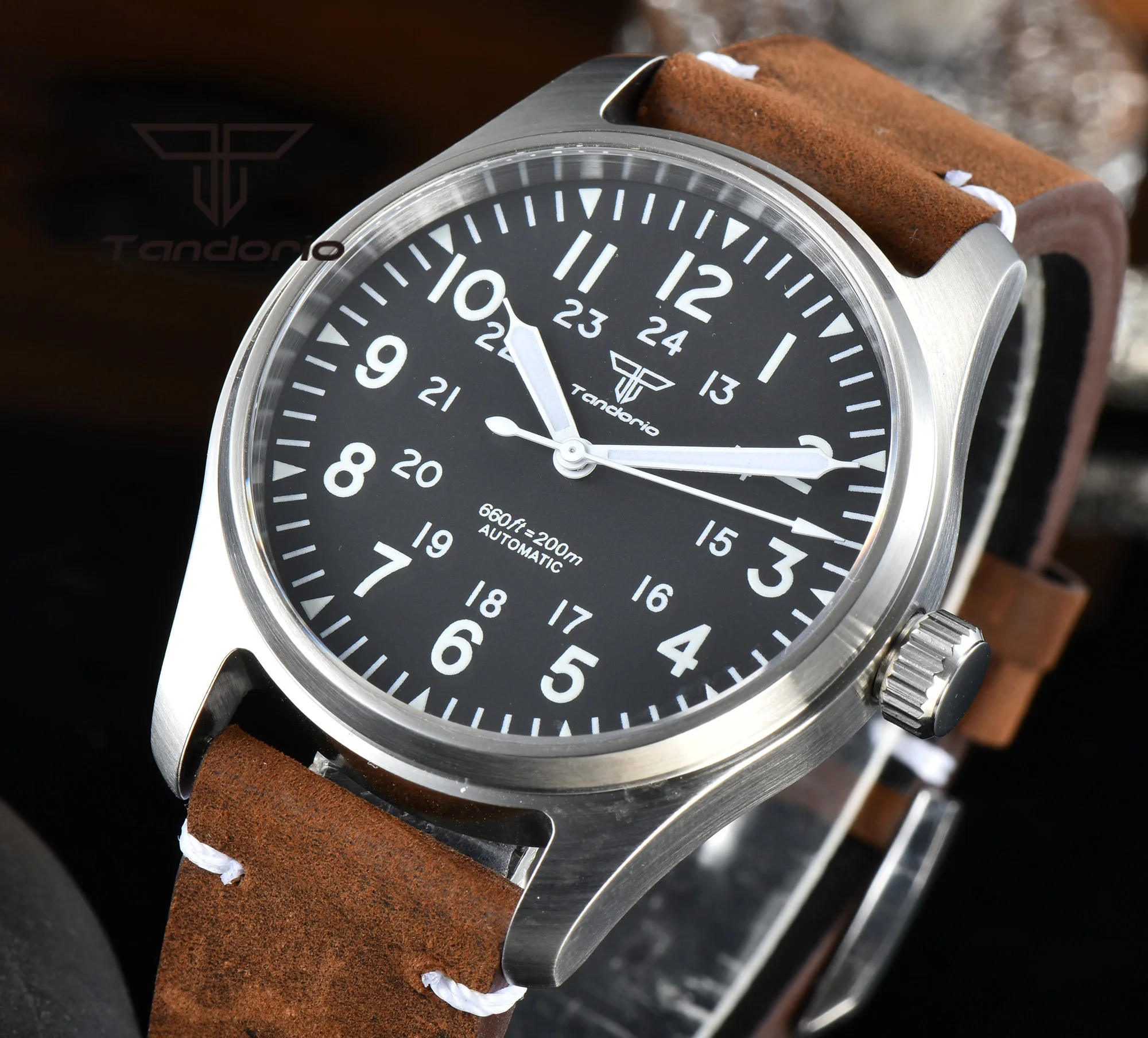 Tandorio 39mm Pilot Men's Watch