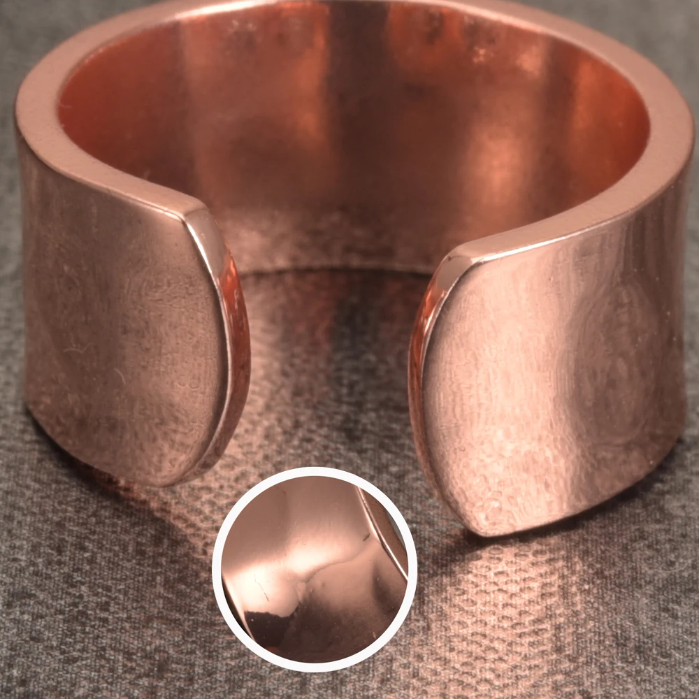 99.99% Pure Copper Magnetic Rings for Men