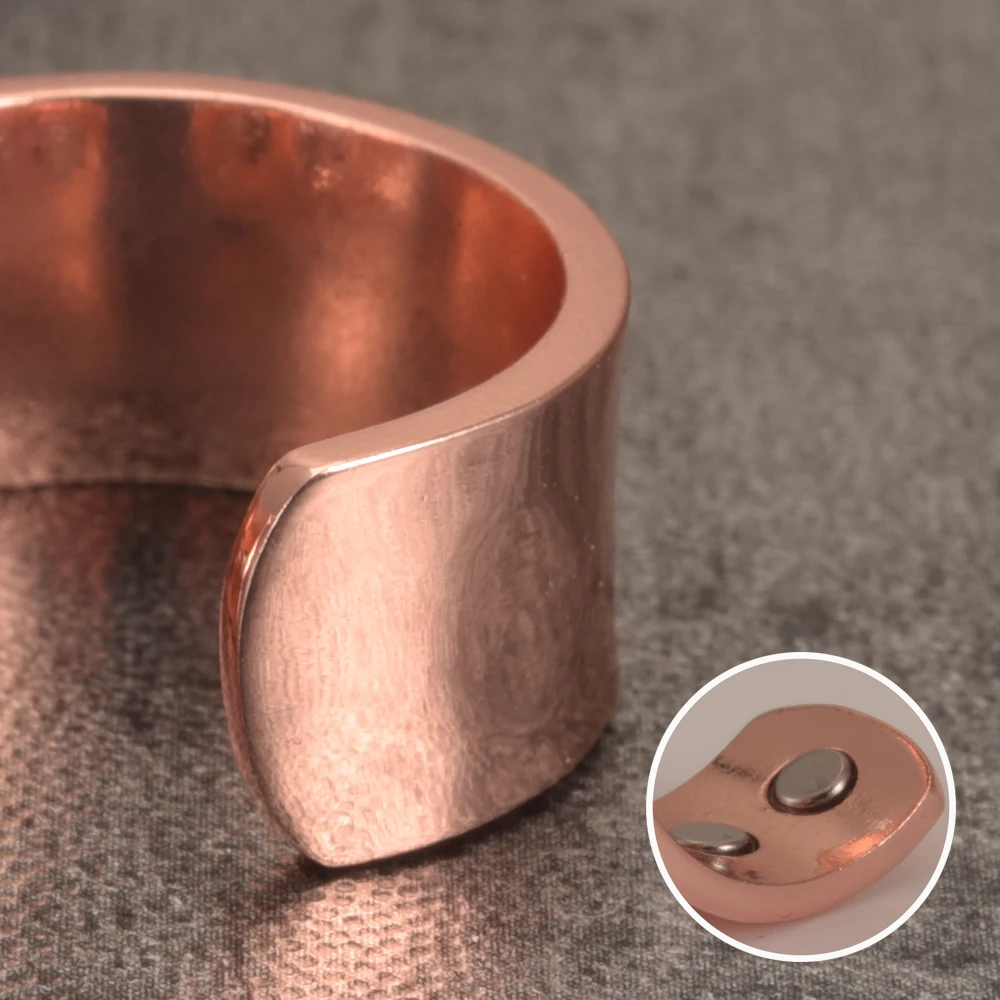 99.99% Pure Copper Magnetic Rings for Men