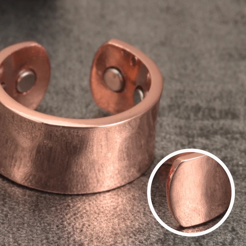 99.99% Pure Copper Magnetic Rings for Men