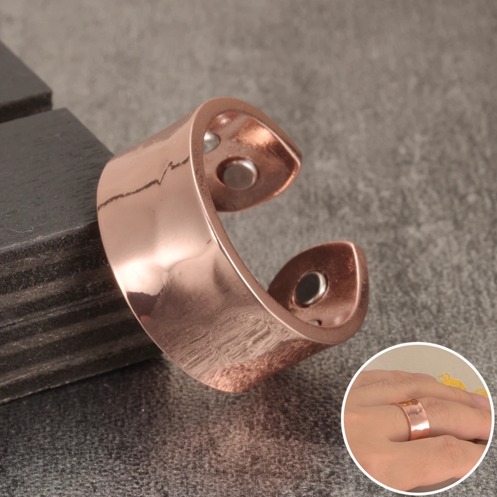 99.99% Pure Copper Magnetic Rings for Men