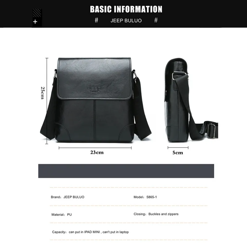JEEP Fashion Men's Shoulder Bag