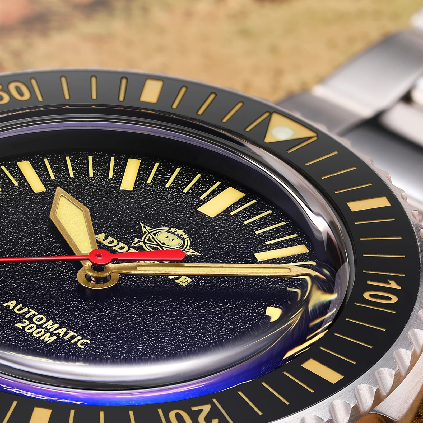 ADDIESDIVE Pot Cover Sapphire Diver Watch