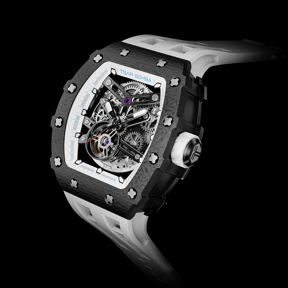 TSAR BOMBA TB8208CF Carbon Fiber Watch
