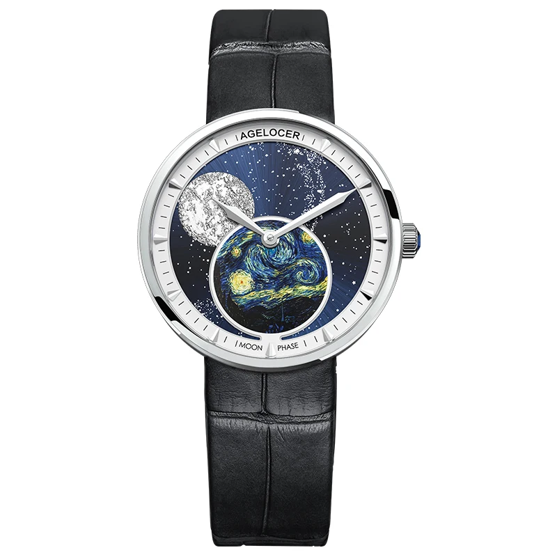 AGELOCER Women's Moonphase Quartz Watch