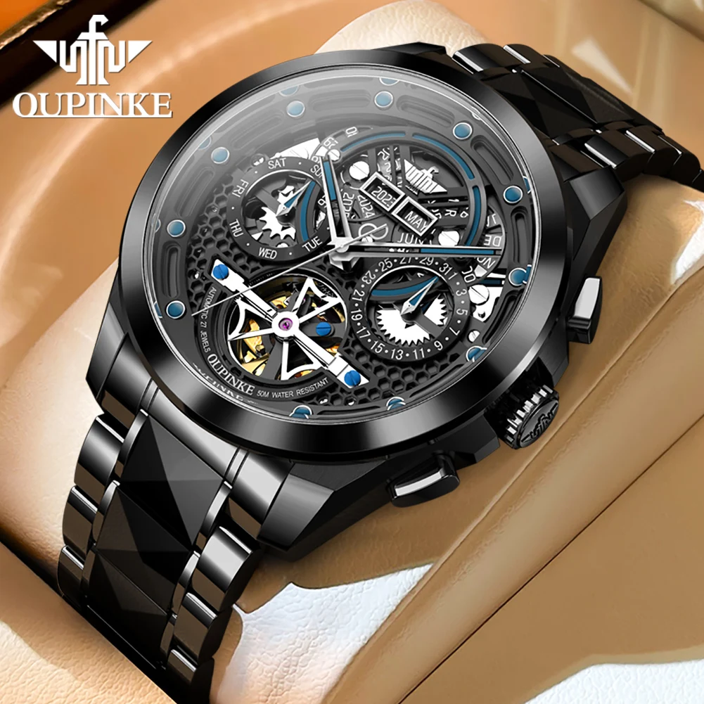 OUPINKE Tourbillon Mens Watch