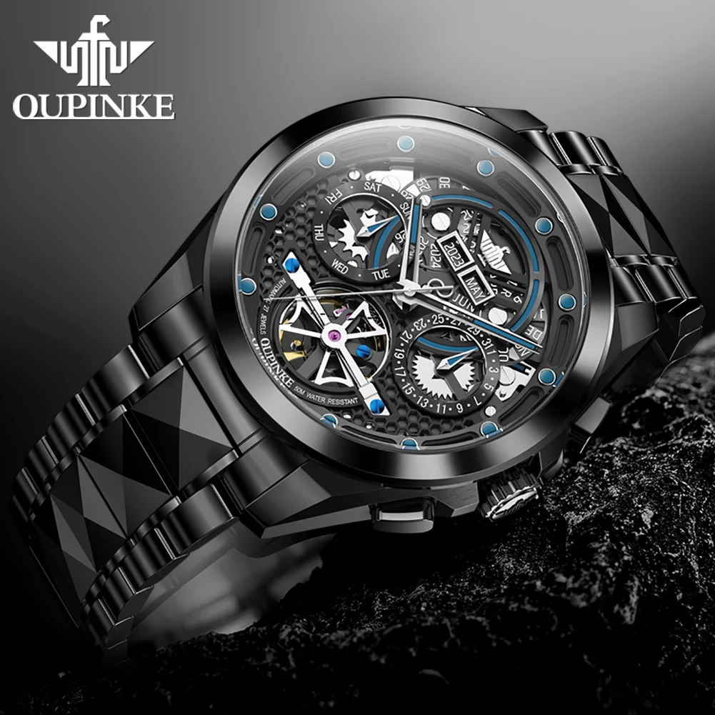OUPINKE Tourbillon Mens Watch