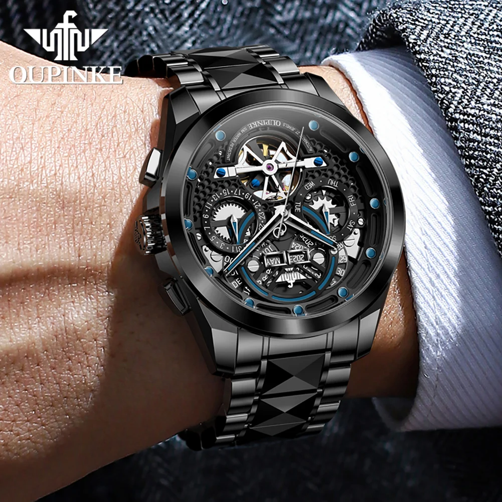 OUPINKE Tourbillon Mens Watch